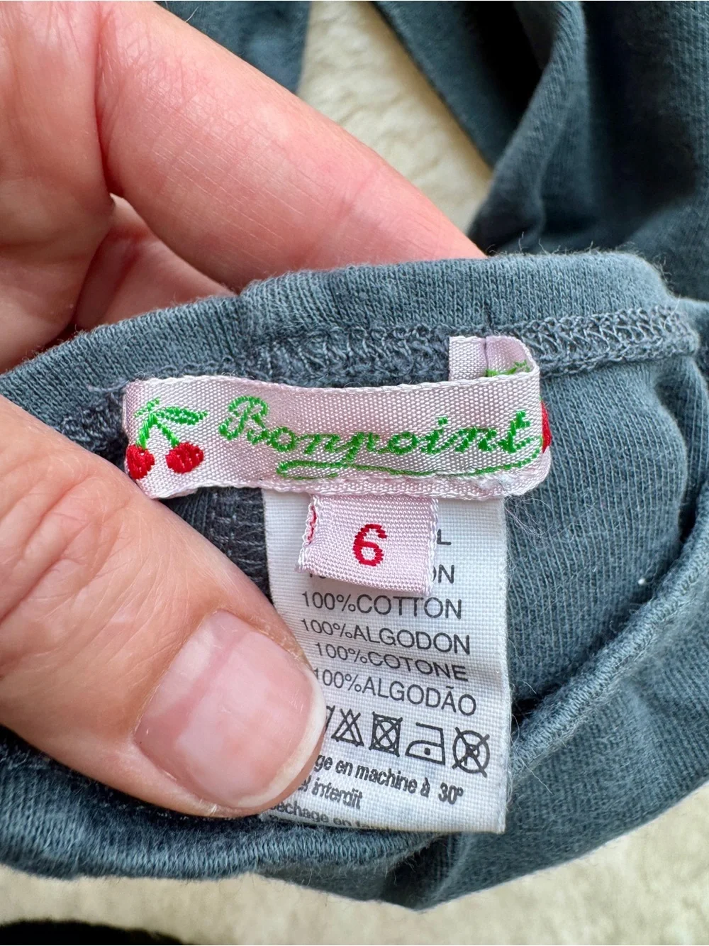 Bonpoint French Designer Two-Piece Baby Set